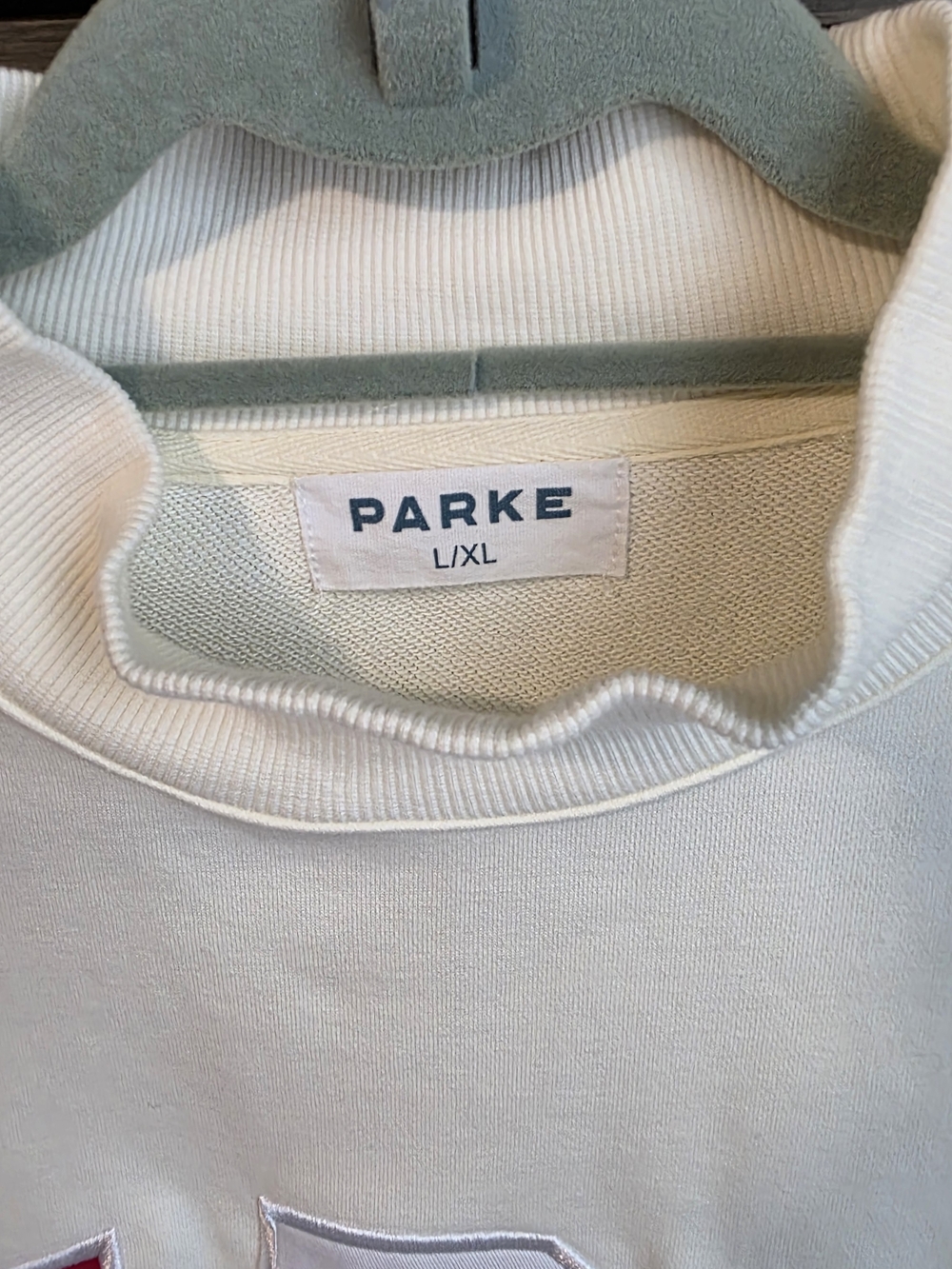 Parke Coastal Varsity Mockneck Size L/XL **Heritage** RARE - Picture 2 of 2